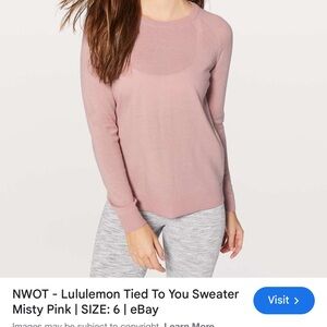 lululemon athletica Women's Tied to You Crew Neck Merino Wool Sweater